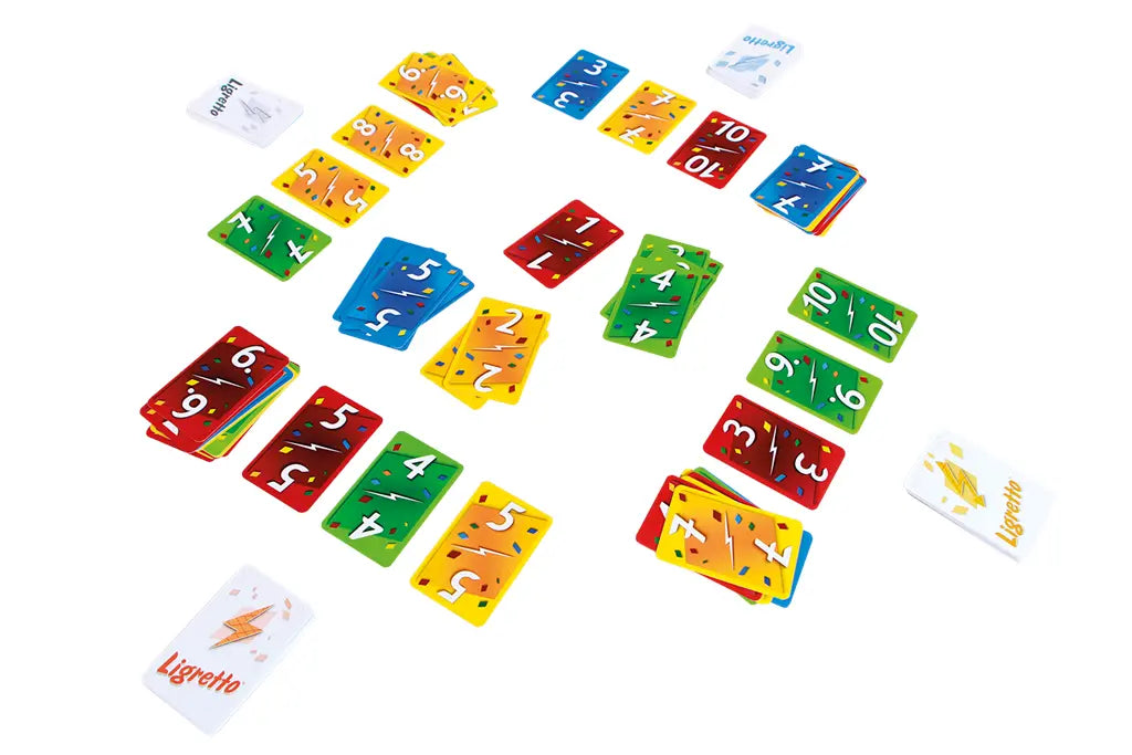 Ligretto Blauw Kaartspel – Snel Reactiespel voor 2-4 Spelers | 999 Games