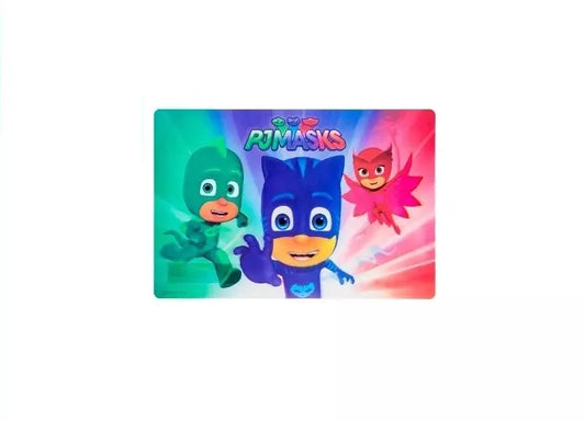 PJ Masks 3D Placemat – Set van 2 – 42x28 cm – Kunststof – Kinderplacemats