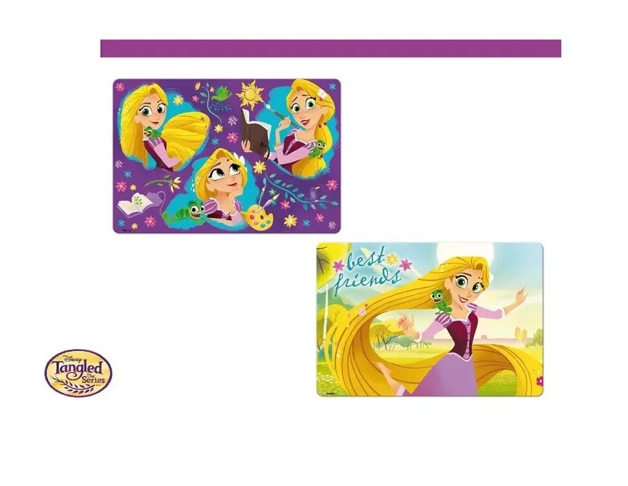 Disney 3D Placemat – Princess Rapunzel – Tangled – Set van 2 – 42x28 cm – Kunststof