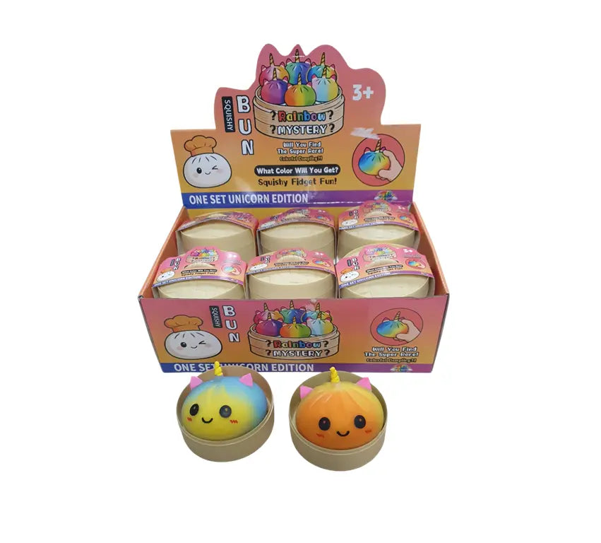 Squishy Dumpling Unicorn Edition 8,5 cm zachte unicorn squishy