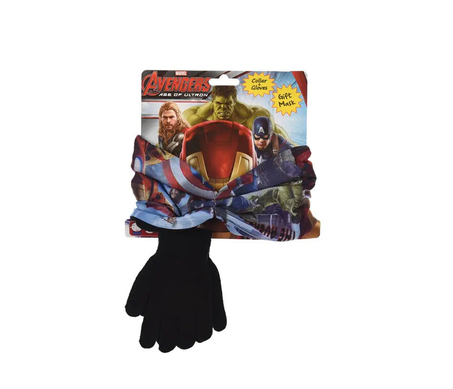 Avengers col en handschoenen zwart