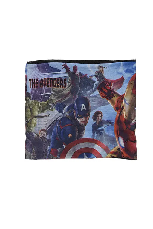 Marvel Avengers fleece nekwarmer zwart
