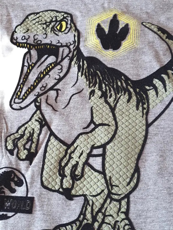 Jurassic World T-Rex foam print detail