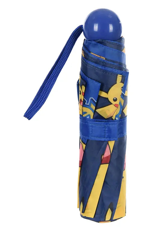 Compact opgevouwen Pikachu paraplu van 32 cm met draaglus