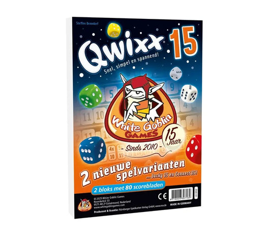 Qwixx 15 uitbreiding scoreblokken