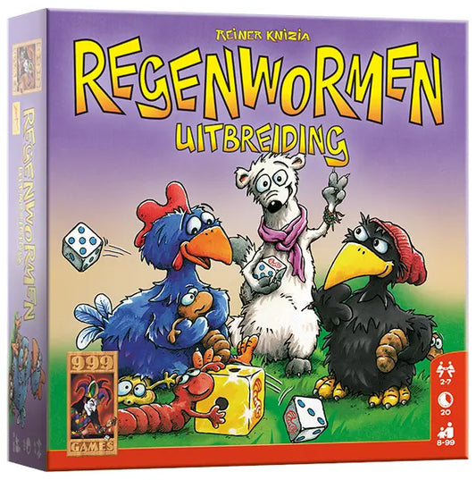 999 Games Regenwormen uitbreiding dobbelspel
