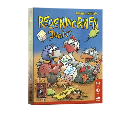 999 Games Regenwormen Junior dobbelspel kinderspel