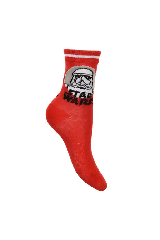 Star Wars kindersokken Stormtrooper rood