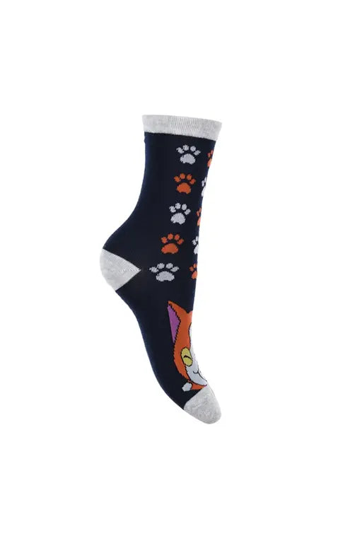 Yo-Kai Watch kindersokken donkerblauw