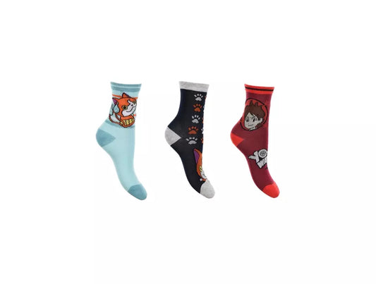 3 paar sokken Yo-Kai Watch