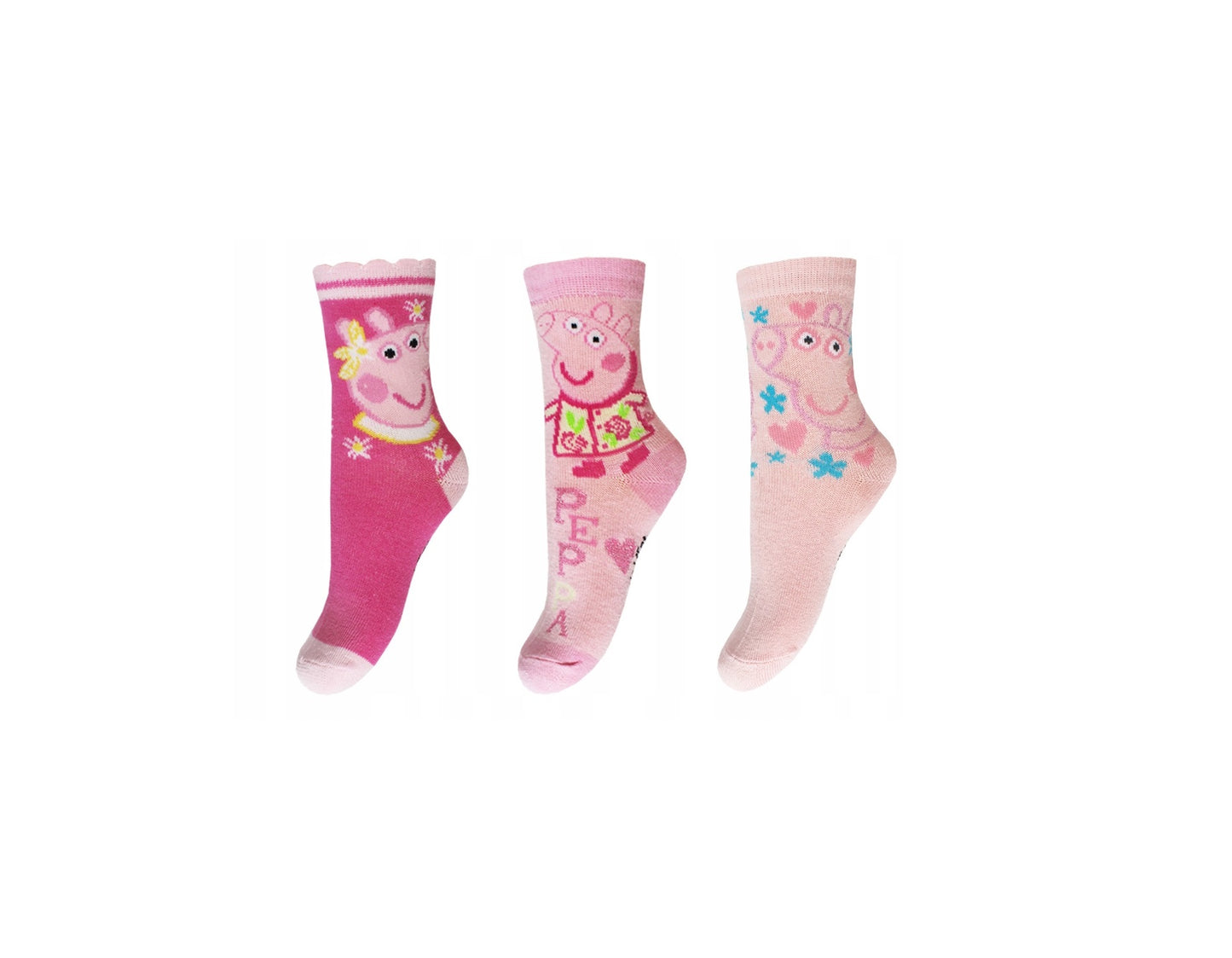3 paar sokken Peppa Pig