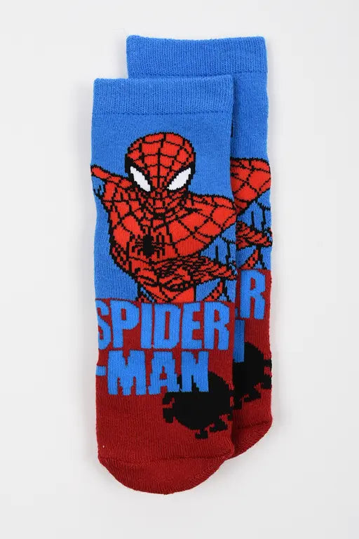 Blauw rode Spider-Man antislipsokken voor kinderen
