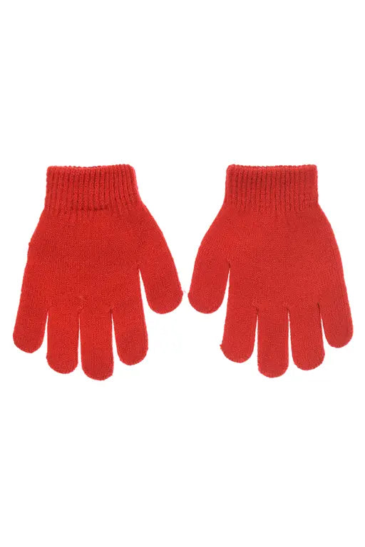 Achterkant van rode Spider-Man kinderhandschoenen voor kinderen