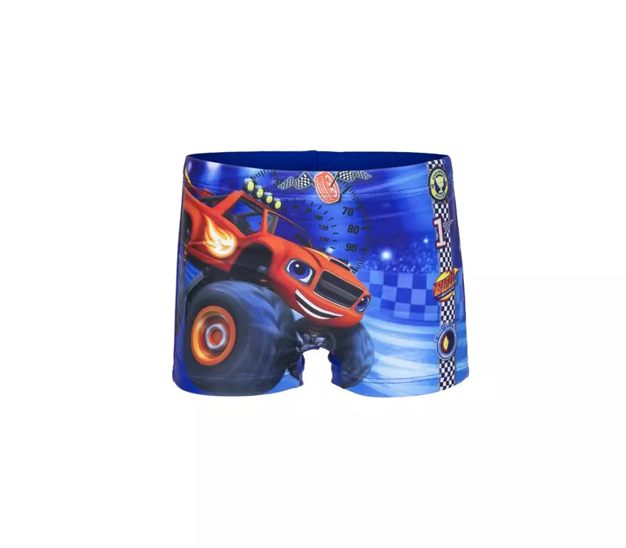 Blaze en de Monsterwielen Zwembroek – Maat 98 – Blauw