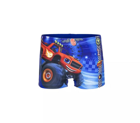 Blaze en de Monsterwielen Zwembroek – Maat 98 – Blauw