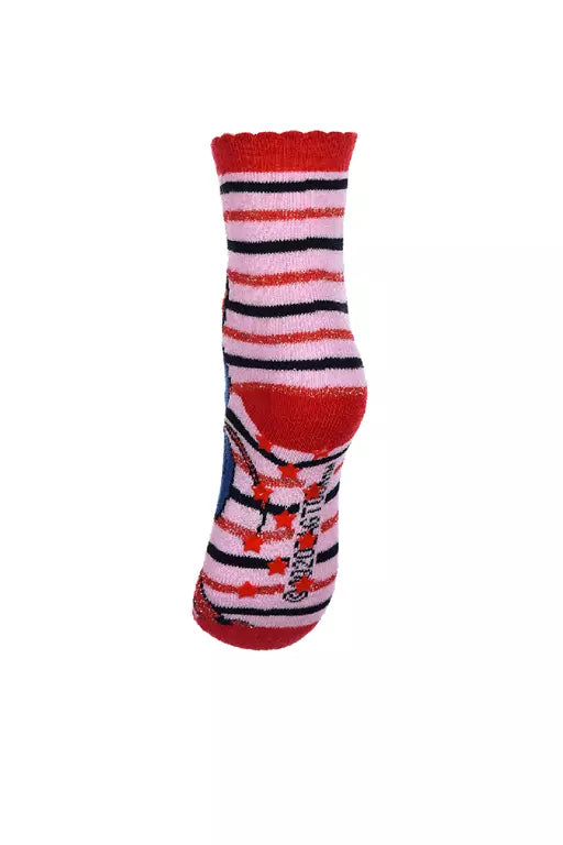 Miraculous Ladybug Antislip Sokken Kinderen – Roze met Streepjes – Maten 23/26, 27/30 & 31/34 – Officiële Licentie