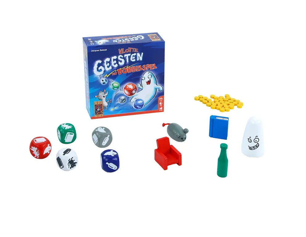 999 Games – Vlotte Geesten: Het Dobbelspel – Snel Reactiespel – Vanaf 8 Jaar
