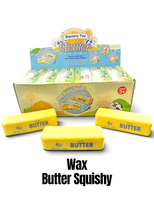 Wax Butter Squishy slow rising boter squishy met display
