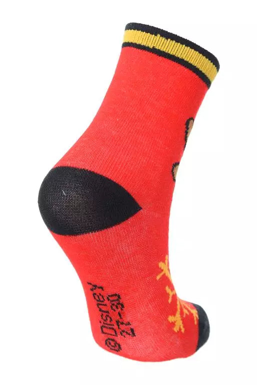 Disney Kerstsokken Mickey Mouse – Rode Kindersokken – Maten 23/26 t/m 31/34