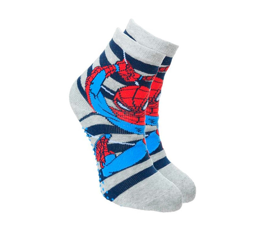 Antislip sokken Spider-Man (grijs)