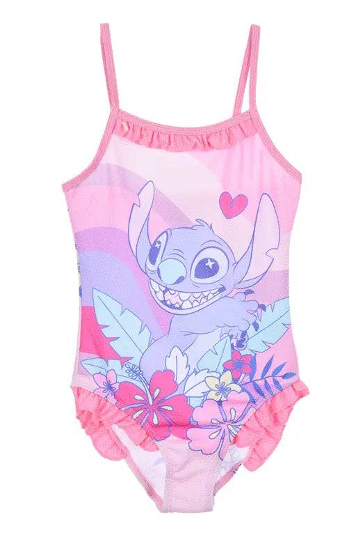 Disney Stitch badpak roze kinderbadpak maten 98 tot 128