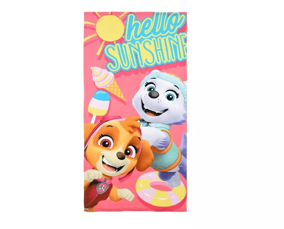Paw Patrol Strandtuch – Skye &amp; Everest