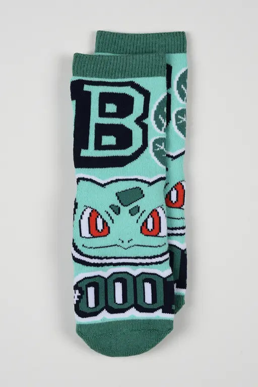 Pokémon Bulbasaur antislipsokken voor kinderen in groen