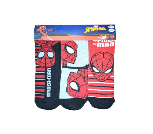 3 paar sokken Spider-Man