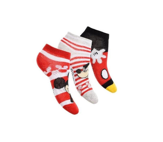 3 paar enkelsokken Mickey Mouse