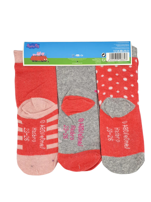 3 paar sokken Peppa Pig