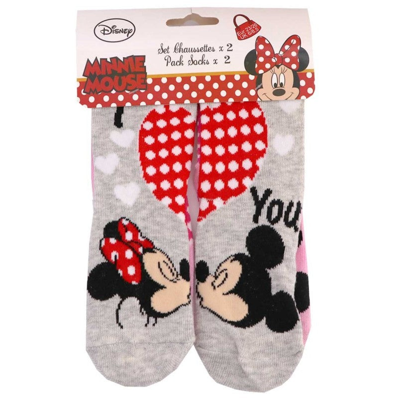 2-pack sokken Minnie Mouse