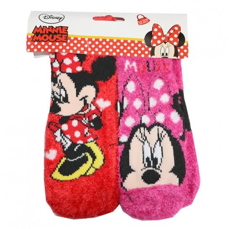 2-pack sokken antislip Minnie Mouse