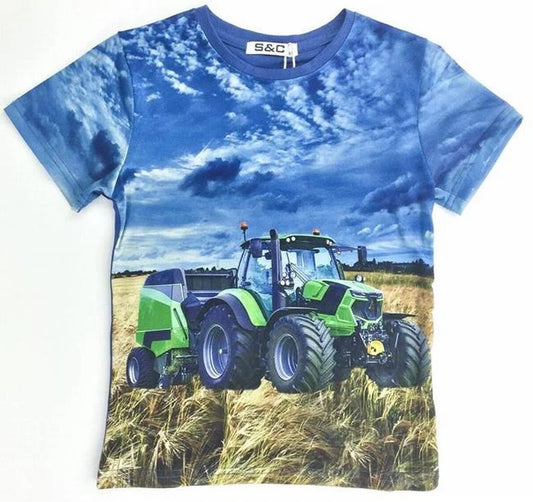 T-shirt groene Tractor