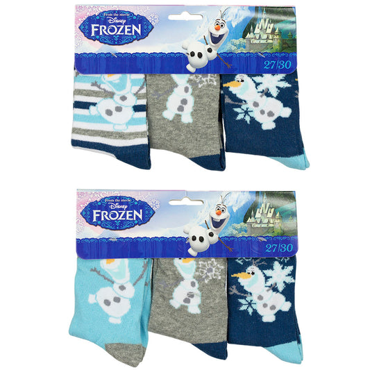 6 paar sokken Disney Frozen Olaf