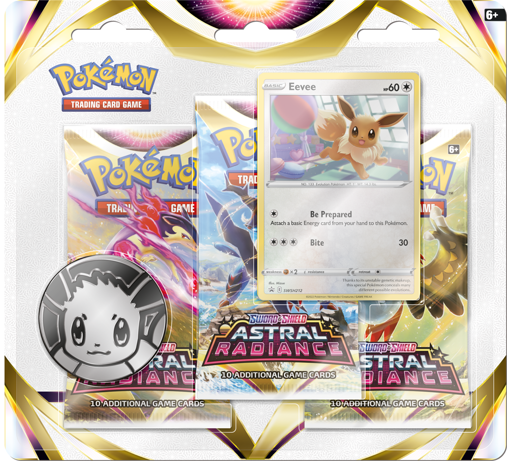 POKÉMON - Sword & Shield Astral Radiance Boosterblister (3-pack)